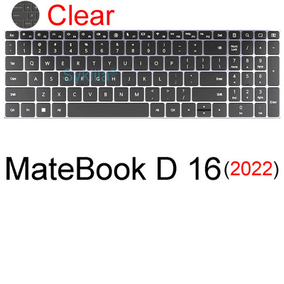 Silikónový kryt s klávesnicou pre Huawei MateBook D 14 15 16 13S 14S 16S X Pro 13 E GO B7 B3 B5 notebook, ochranný kryt, kožené puzdro 12