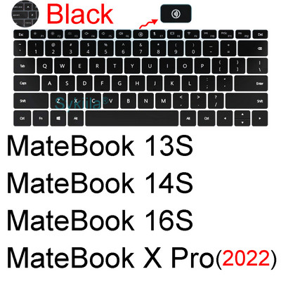 Silikónový kryt s klávesnicou pre Huawei MateBook D 14 15 16 13S 14S 16S X Pro 13 E GO B7 B3 B5 notebook, ochranný kryt, kožené puzdro 12