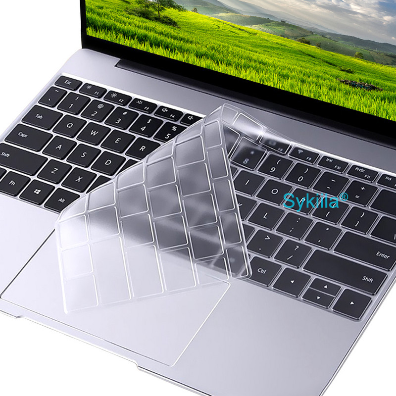 Silikónový kryt s klávesnicou pre Huawei MateBook D 14 15 16 13S 14S 16S X Pro 13 E GO B7 B3 B5 notebook, ochranný kryt, kožené puzdro 12