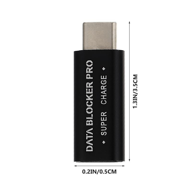 2 bucăți USB Type-C Data Blocker Juice Jacking Prevention Connector Change Gender