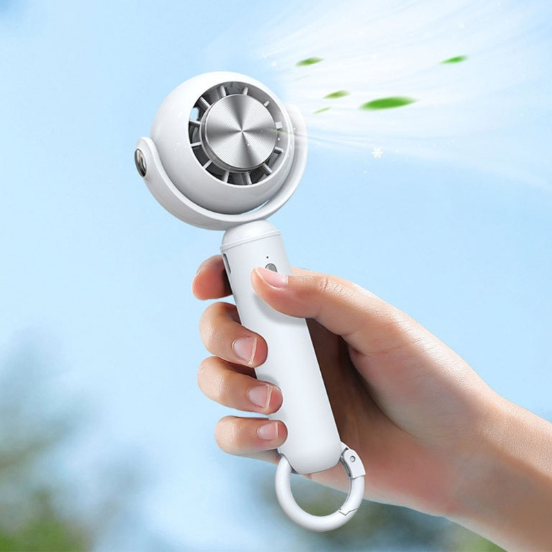 Új kézi hordozható ventilátor 2200 mAh USB töltő félvezető hűtés gyors hűtés kis ventilátor 2200 mAh újratölthető