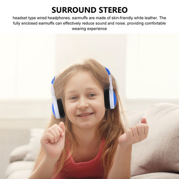 Слушалки Кабелни слушалки Noisewireless Деца Деца Ученици Searbuds True Headphone Canceling Reduction Слушалки Компютър Лаптоп Kid