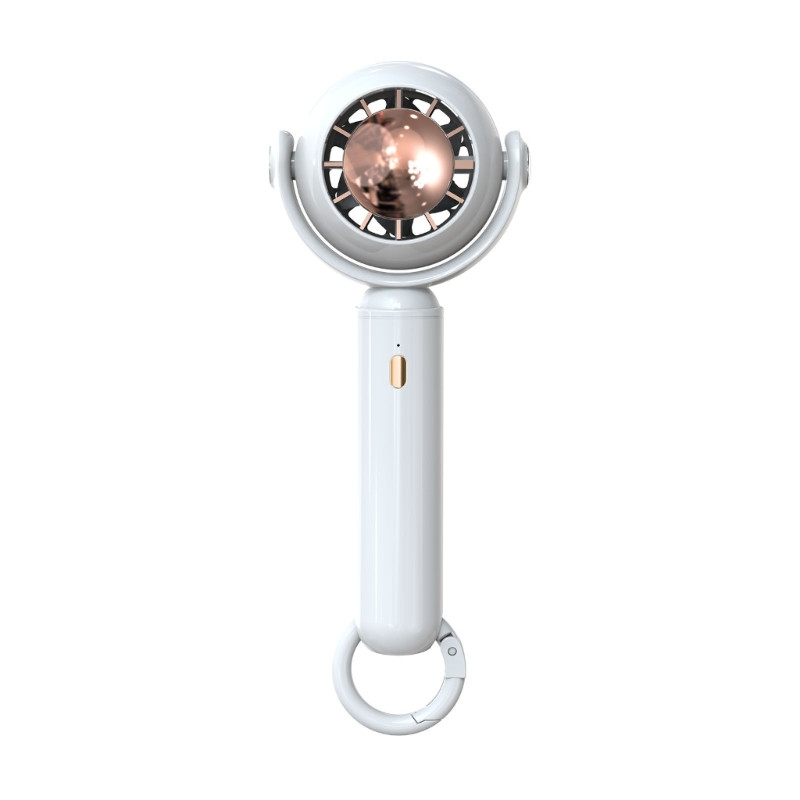 USB käsiventilaator pooljuhtjahutus kiire jahutus 2200mAh laetav mini käeshoitav ventilaatori õhujahuti W3JD