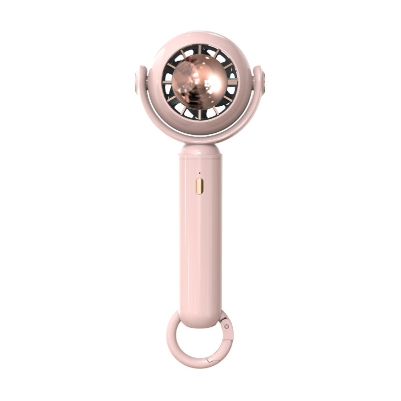 USB käsiventilaator pooljuhtjahutus kiire jahutus 2200mAh laetav mini käeshoitav ventilaatori õhujahuti W3JD