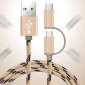 1 kom mikro USB tip C USB kabel 1 m s USB tipom C na mikro USB adapter žicom za punjenje za vanjske prostore