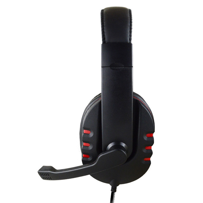 3,5 mm laidinės virš galvos stereofoninės žaidimų ausinės su mikrofono mikrofono garsumo valdymu, skirtos SONY PS4 planšetiniam kompiuteriui