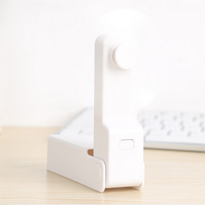 Vasaros mados rankinis mini ventiliatorius USB įkraunamas tylus kišeninis aušinimo ventiliatorius namų biuras, kelionės lauke, mažas sulankstomas ventiliatoriaus aušintuvas
