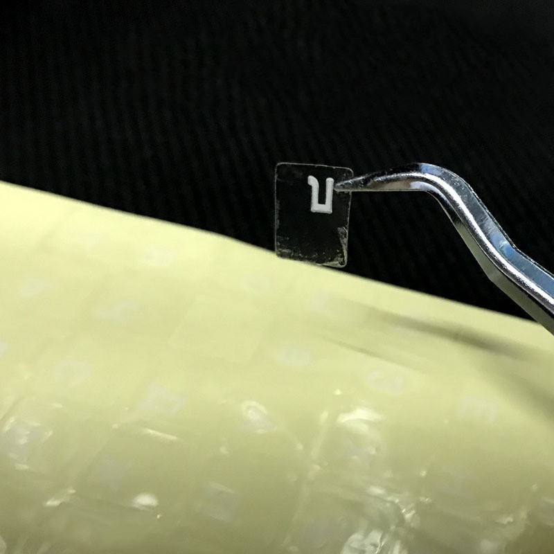 Arabiški skaidrūs klaviatūros lipdukai nešiojamiesiems kompiuteriams raidžių klaviatūros dangtelis nešiojamiesiems kompiuteriams kompiuterio apsaugos nuo dulkių dalių priedas