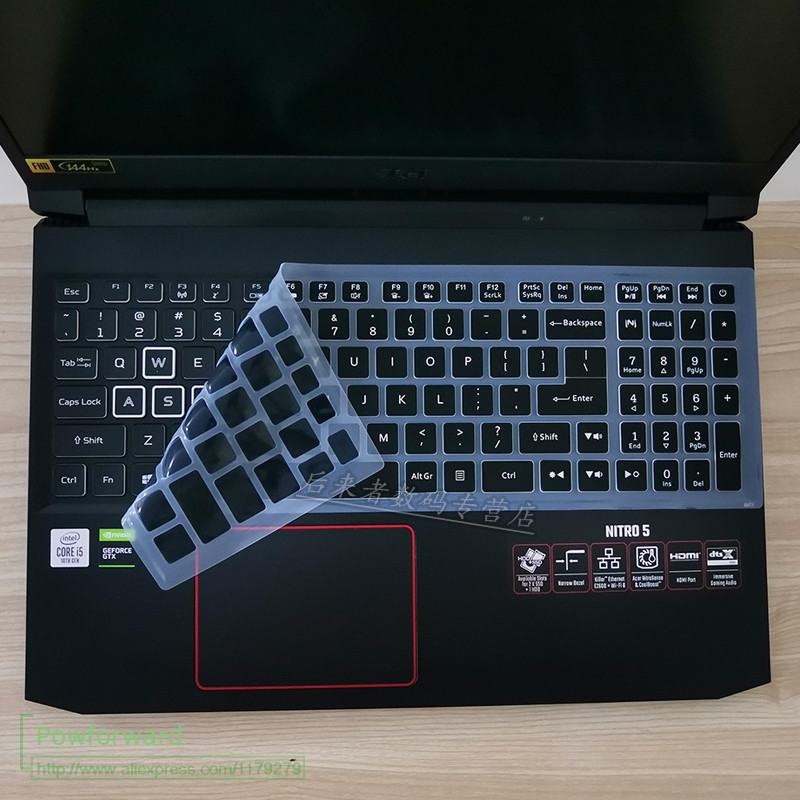 za Acer Aspire Nitro 5 AN515-55 AN515-54 15,6-inčni AN715-51 AN715-52 17,3'' Predator Gaming 2020 Prekrivač tipkovnice za prijenosno računalo