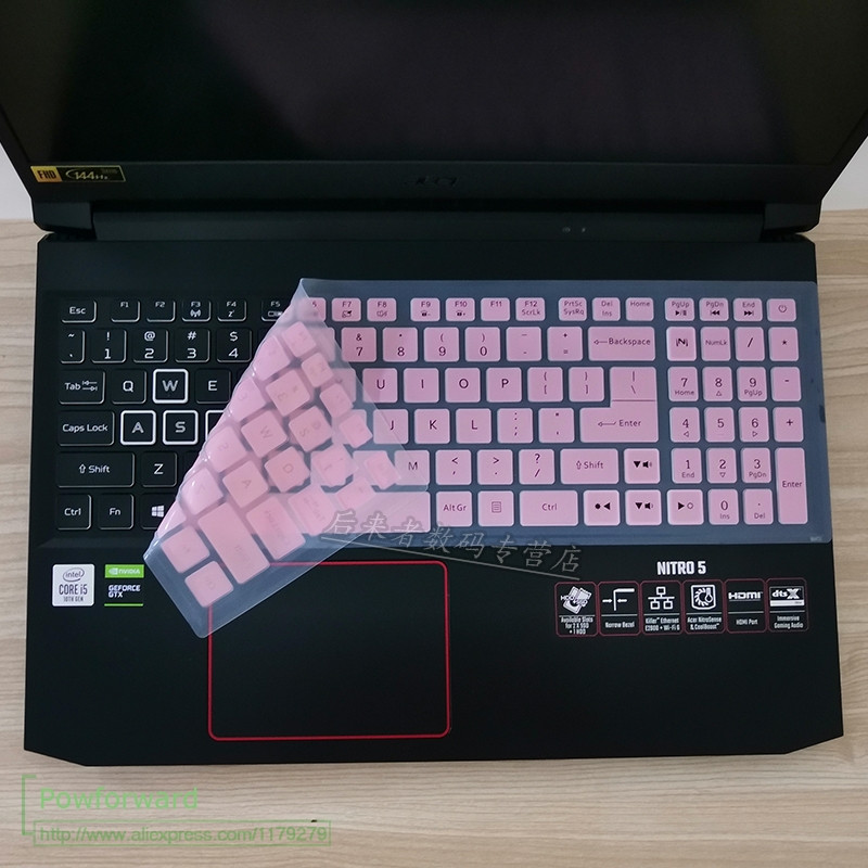 za Acer Aspire Nitro 5 AN515-55 AN515-54 15,6-inčni AN715-51 AN715-52 17,3'' Predator Gaming 2020 Prekrivač tipkovnice za prijenosno računalo