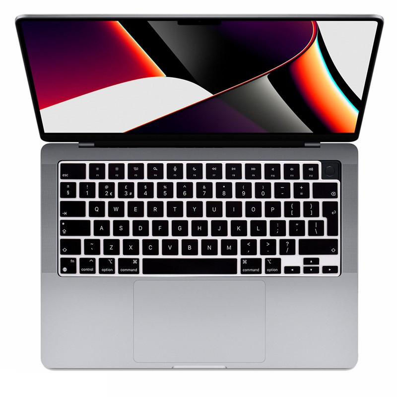 Engleska crna za Macbook Pro 16 inča 2021 M1 Max A2485 Pro 14 2021 A2442 US EU maska tipkovnice za Macbook Pro 14 16 2021 Skin