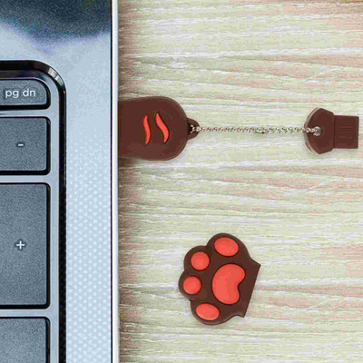 Cat's Claw High Speed U Disk Zoa Cartoon Pen Drive Cat Paw USB Thumb Drive PVC USB USB atmintinė Cartoon Thumb Drive