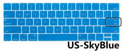 Mekana za Macbook Pro 13 15 2016 2018 A1706 A1989 A1707 Poklopac tipkovnice US EU SiliconZa Macbook Pro 13 15 Touch Bar maska tipkovnice