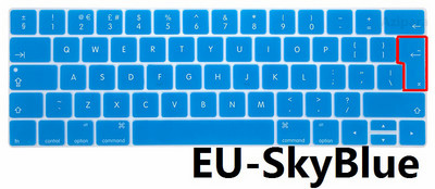 Mekana za Macbook Pro 13 15 2016 2018 A1706 A1989 A1707 Poklopac tipkovnice US EU SiliconZa Macbook Pro 13 15 Touch Bar maska tipkovnice