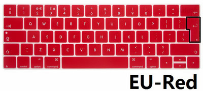 Mekana za Macbook Pro 13 15 2016 2018 A1706 A1989 A1707 Poklopac tipkovnice US EU SiliconZa Macbook Pro 13 15 Touch Bar maska tipkovnice