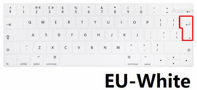 Mekana za Macbook Pro 13 15 2016 2018 A1706 A1989 A1707 Poklopac tipkovnice US EU SiliconZa Macbook Pro 13 15 Touch Bar maska tipkovnice