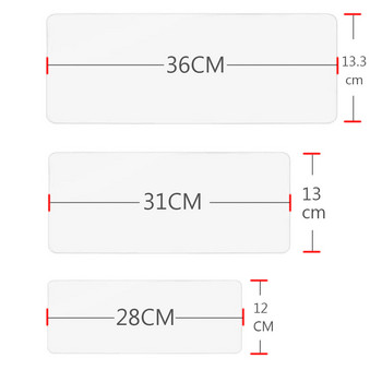 Капак за клавиатура на компютър Преносим компютър Лаптоп Универсален протектор Водоустойчива клавиатура за кожа Прозрачно защитно фолио Силикон 12\