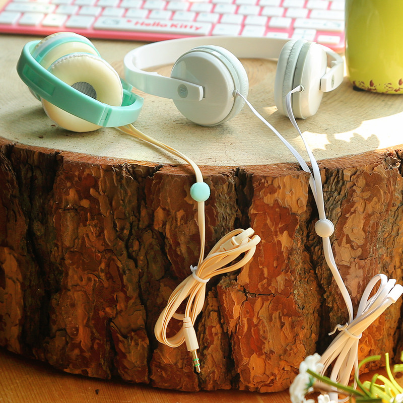 Δώρα γενεθλίων Χαριτωμένα ακουστικά με Mic Candy Color Πτυσσόμενα Παιδικά Ακουστικά Ακουστικά για Smartphone Κορίτσια Παιδιά Φορητός υπολογιστής Xiaomi
