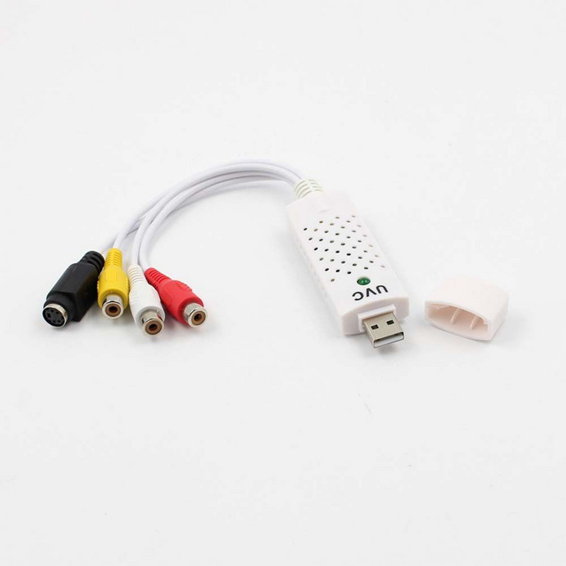 Kompiuteriniai žaidimai Tiesioginis „Plug and Play“ žaidimų įrašymo įrenginys „Video Grabber“ vaizdo įrašymo kortelė Vaizdo įrašymo adapteris USB fiksavimo kortelė