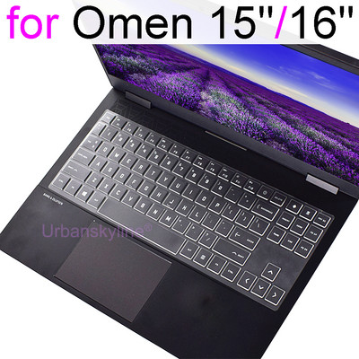 Капак на клавиатурата за HP Omen 15 16 15t 15z 16t 16z 7 6 Air 5 Pro 4 3 2 Gaming Protector Skin Case Силиконов аксесоар 2020 15-bg