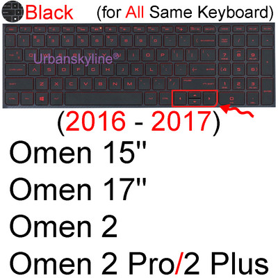 Tipkovnica Cover za HP Omen 15 16 15t 15z 16t 16z 7 6 Air 5 Pro 4 3 2 Gaming Protector Skin Case Silicone Accessory 2020 15-hr