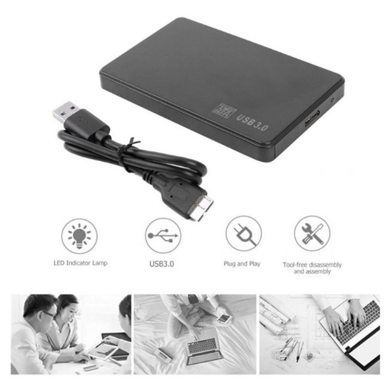 Kućište za HDD od 2,5 inča SATA 3.0 na USB3.0 HDD Enclouse SSD adapter za Samsung Seagate SSD HDD tvrdi disk vanjska kutija