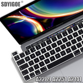 За macbook pro13 2020 Капак на клавиатурата Защитно фолио за лаптоп 13" A2289 A2251 A2141 За MacBook pro 16 силиконови калъфи за клавиатура