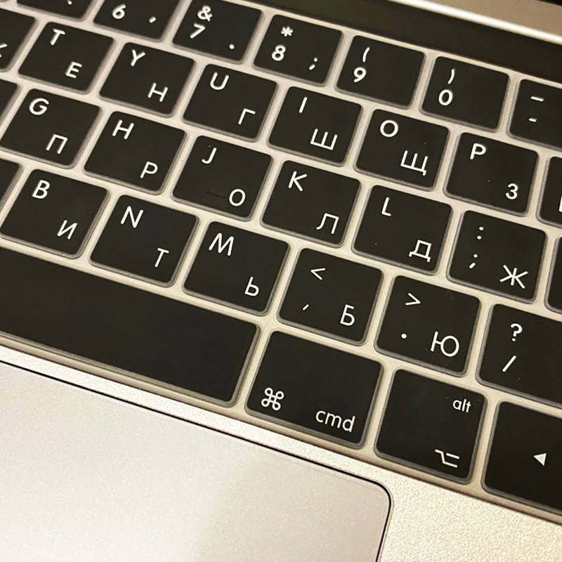 За macbook pro13 2020 Капак на клавиатурата Защитно фолио за лаптоп 13" A2289 A2251 A2141 За MacBook pro 16 силиконови калъфи за клавиатура