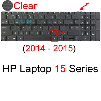 Husă pentru tastatură pentru laptop HP 15 15,6 inchi Seria 15t 15g 15q 15s 15z ca Essential Silicone Notebook Skin Film Accesorii pentru carcasă