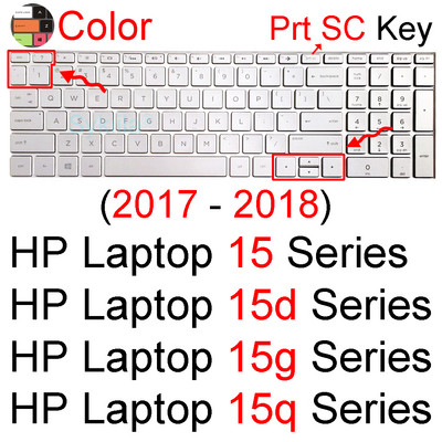 Husă pentru tastatură pentru laptop HP 15 15,6 inchi Seria 15t 15g 15q 15s 15z ca Essential Silicone Notebook Skin Film Accesorii pentru carcasă
