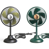 Creative 4,5 collu šļūtene mazs ventilators 3 ātrumu transportlīdzekļa dzesēšanas ventilators USB uzlādējams kempinga ventilators galda ventilators mājas birojam
