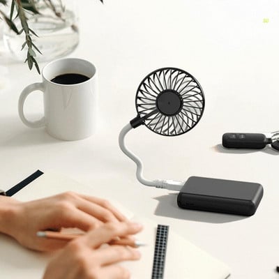 Kaasaskantav USB-ventilaator Mini käeshoitavad ventilaatorid Välis-Mini Lauaarvuti Kontori vaigistamine USB-laadimine Vaikne kontorilaud Väike ventilaator.