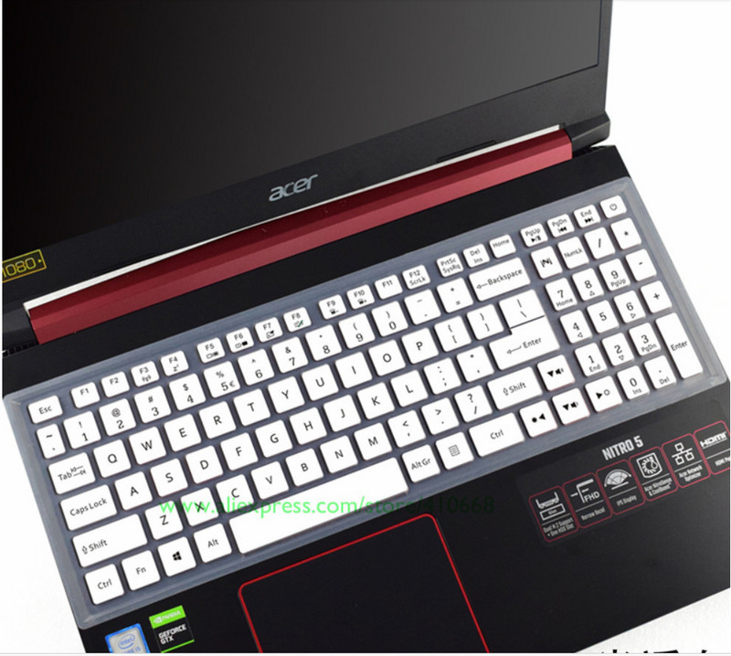 15.6'' prijenosna tipkovnica zaštitna maska za Acer Nitro 5 AN515-54-54W2 AN515-54-51M5 AN517-51-56YW Nitro 7 AN715-51 17.3''