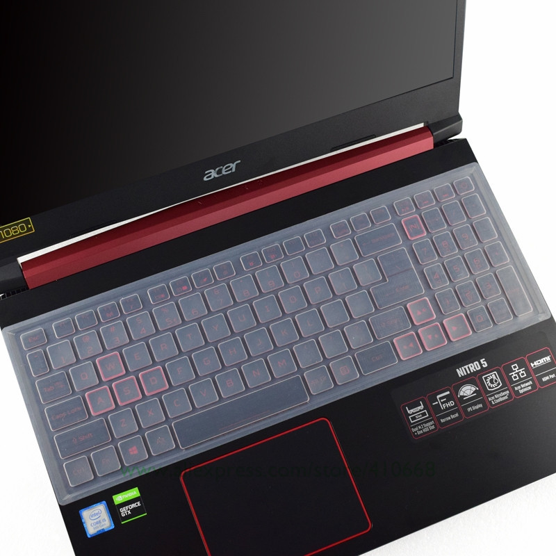 15.6'' prijenosna tipkovnica zaštitna maska za Acer Nitro 5 AN515-54-54W2 AN515-54-51M5 AN517-51-56YW Nitro 7 AN715-51 17.3''