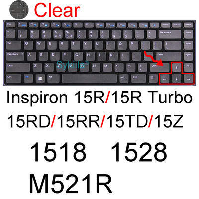 Poklopac tipkovnice za Dell Inspiron 15 3000 5000 3510 3511 3515 3520 3521 3525 5510 5515 5518 Pro Silicone Protector Skin Case 15.6