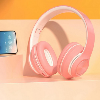 P33 Геймърски слушалки Слушалки Bluetooth 5.0 HiFi звук Геймърски слушалки с микрофон За телефони PC Лаптоп Bluetooth слушалки