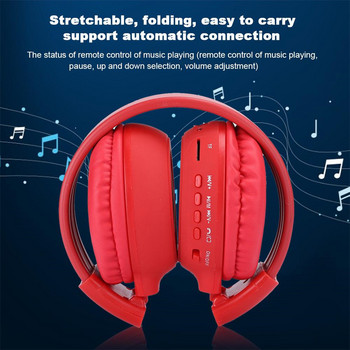 Ασύρματη συμβατότητα Bluetooth με ακουστικά LCD HiFi Stereo Music Ενσύρματο ακουστικό με κεφαλή με ακουστικό μικροφώνου φορητού υπολογιστή