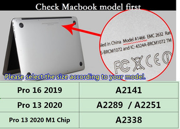 Μαλακό για Macbook Pro 13 2020 M1 Chip A2338 Russian EU US Κάλυμμα πληκτρολογίου Silicon For Macbook Pro 13 A2338 Russian Keyboard Skin