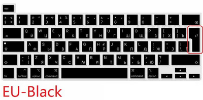 Soft for Macbook Pro 13 2020 M1 Chip A2338 Russian EU US Keyboard Cover Silicon for Macbook Pro 13 A2338 Russian Keyboard Skin