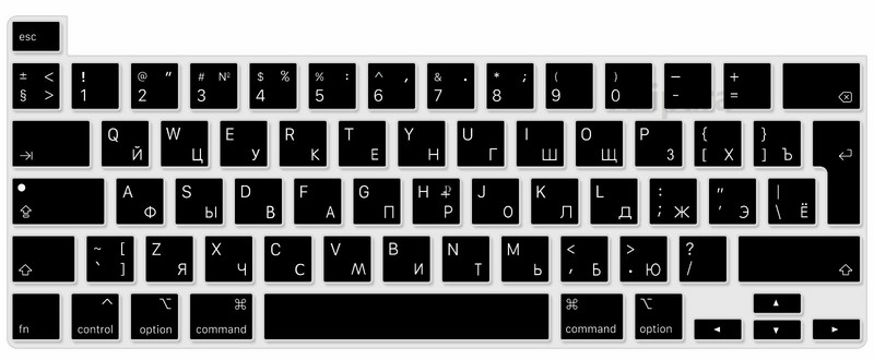 Soft for Macbook Pro 13 2020 M1 Chip A2338 Russian EU US Keyboard Cover Silicon for Macbook Pro 13 A2338 Russian Keyboard Skin