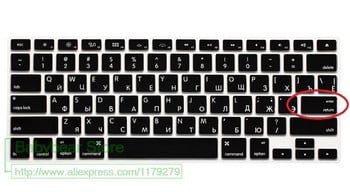 US EU Euro RU Russian Letter Κάλυμμα πληκτρολογίου για Macbook Air Pro Retina 13 15 Laptop Russia Προστατευτικό δέρμα για iMac 13.3 15.4