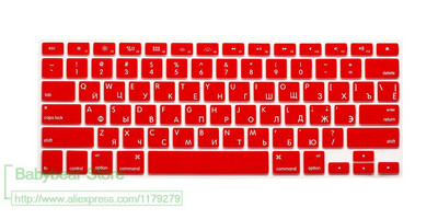 US EU Euro RU Tipkovnica s ruskim slovom za Macbook Air Pro Retina 13 15 Laptop Russia Protector skin Za iMac 13.3 15.4