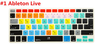 HRH Slim Ableton Live Logic Pro X Avid Pro Tools Shortcut Keyboard Cover Skin за Macbook Pro Air Retina 13 15 17 A1369 A1466