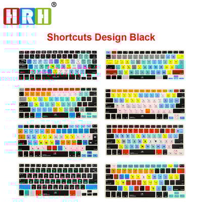 HRH Slim Ableton Live Logic Pro X Avid Pro Tools Gyorsbillentyű Billentyűzet borítóburkolat Macbook Pro Air Retina-hoz 13 15 17 A1369 A1466
