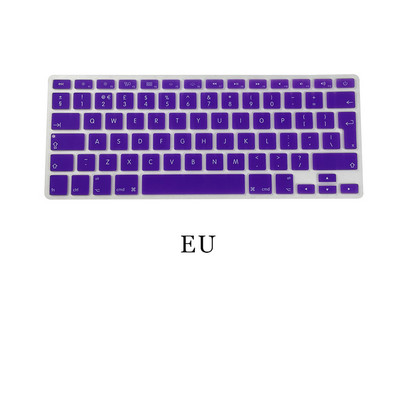 Candy 8 Colors English US Enter Silikoninis klaviatūros dangtelio apsauginis dėklas Apple Macbook Air 13 15 A1466 A1278 A1398 nešiojamam kompiuteriui