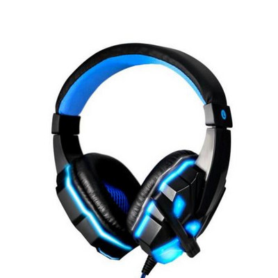 Žaidimų ausinės Žaidimų ausinės Žemieji dažniai Stereo Virš galvos ausinės Casque PC Nešiojamasis kompiuteris Mikrofonas Laidinės ausinės, skirtos nešiojamam kompiuteriui