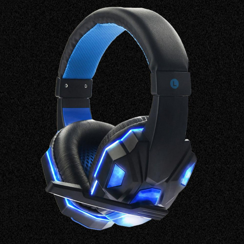 Žaidimų ausinės Žaidimų ausinės Žemieji dažniai Stereo Virš galvos ausinės Casque PC Nešiojamasis kompiuteris Mikrofonas Laidinės ausinės, skirtos nešiojamam kompiuteriui