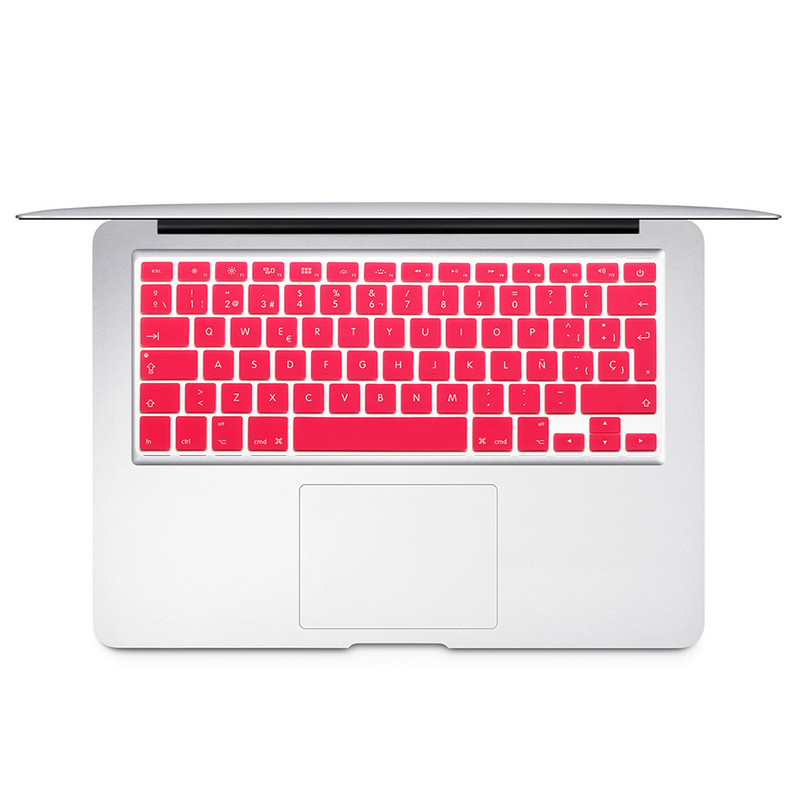 Ισπανικό Chile EU Keyboard Protector Cover for Mac Book Air13 pro15 Retina A1466 A1502 A1398 A1278 Skin Πολύχρωμο φιλμ πληκτρολογίου