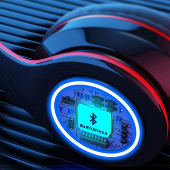 Слушалки Геймър Цветни светли Слушалки Blutooth съраунд звук Стерео безжични слушалки USB с микрофон Компютър Лаптоп Слушалки