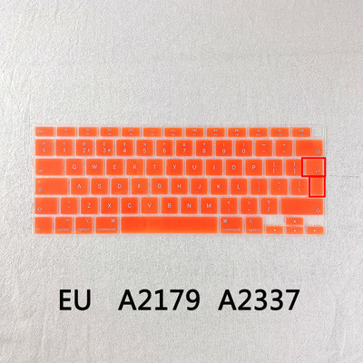 Poklopac tipkovnice za prijenosno računalo za Macbook Air 13 inča Modle 2019 A2179 2020 M1 A2337 EU US engleski jezik Poklopac tipkovnice Silikonska koža
